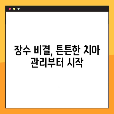 임플란트 수명 연장, 운동으로 가능할까? | 임플란트 관리, 잇몸 건강, 장수 비결